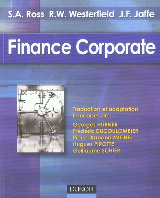 Finance corporate - gestion financiere de l'entreprise