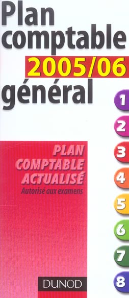 Petit plan comptable general 2005 (6e édition)