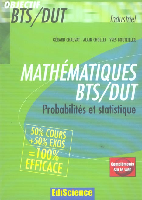Dut ; PROBABILITES ET STATISTIQUE ; ANNALES