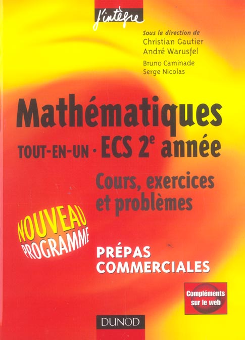 TOUT-EN-UN, 2E ANNEE ECS ; prepas commerciales