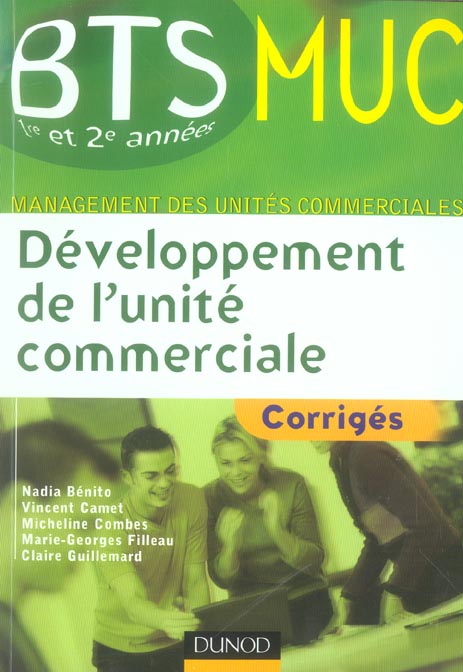 DEVELOPPEMENT DE L'UNITE COMMERCIALE