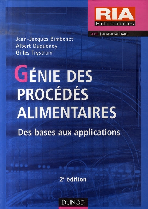 Génie des procédés alimentaires (2e édition)
