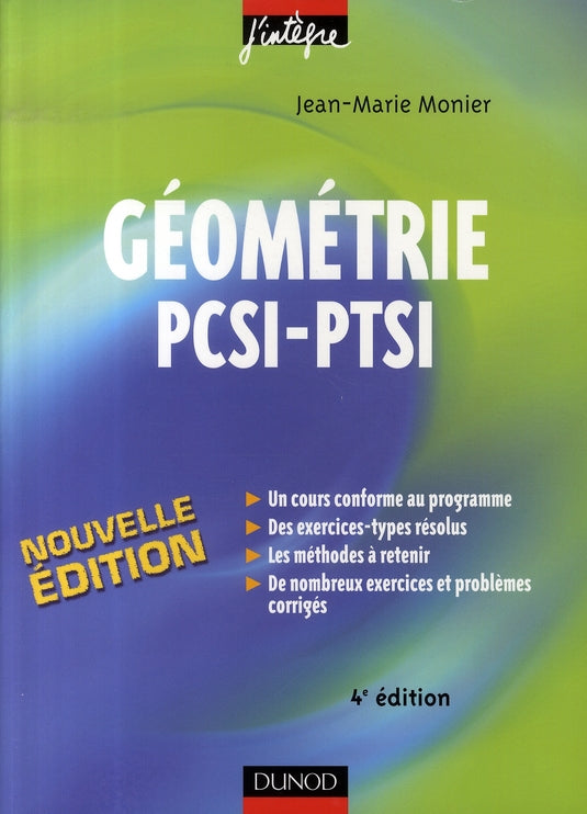 Géométrie ; pcsi-ptsi ; cours