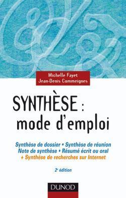 Synthèse, mode d'emploi (2e édition)