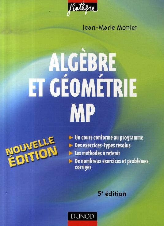 Algèbre et géométrie ; mp