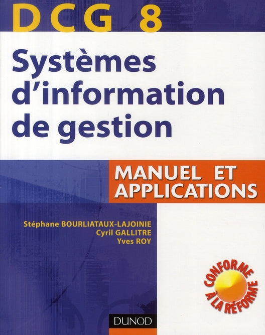Systèmes d'infomation de gestion ; DCG 8