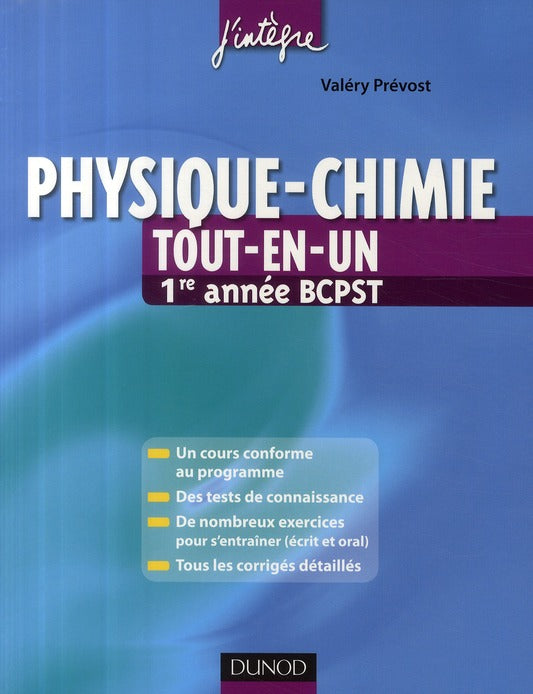 Physique-chimie ; BCPST 1ère année ; tout-en-un