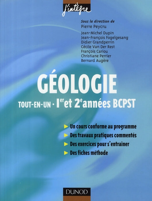 Géologie ; BCPST 1ère et 2ème année ; tout-en-un