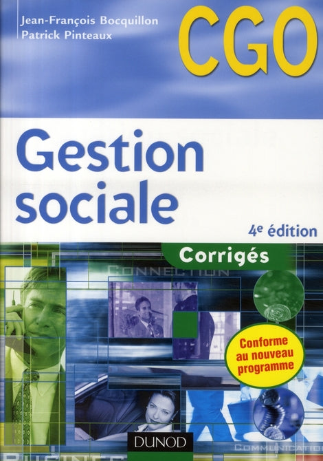 Gestion sociale ; corrigés ; CGO (4e édition)