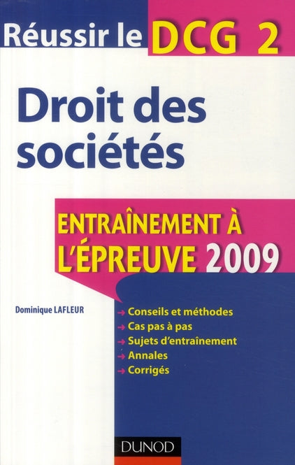 Réussir le DCG 2 droit des sociétés