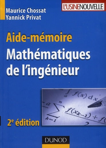 Aide-mémoire de mathématiques de l'ingénieur (2e édition)