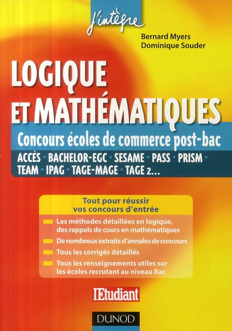 Logique et mathématiques aux concours des écoles de commerce post-bac