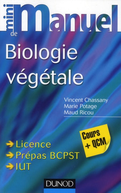 Mini manuel : de biologie végétale ; cours et QCM