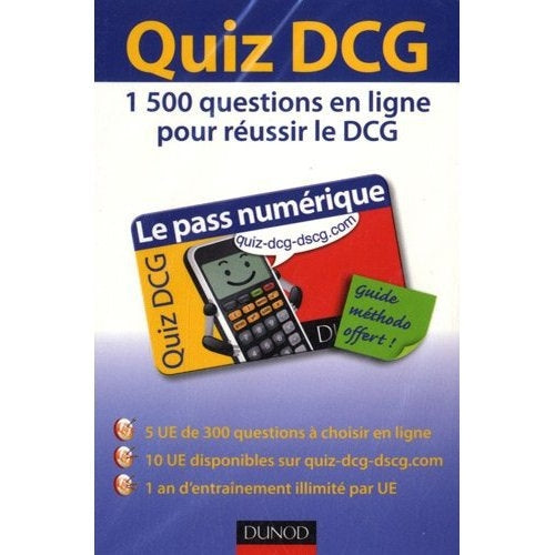 Quiz DCG & Ndash ; le pass numérique ; carte + livret pédagogique