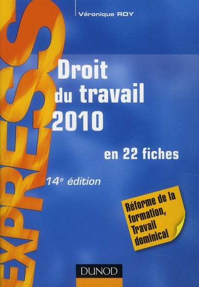 Droit du travail 2010 en 22 fiches (14e édition)