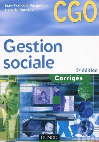 Gestion sociale ; corrigés (5e édition)