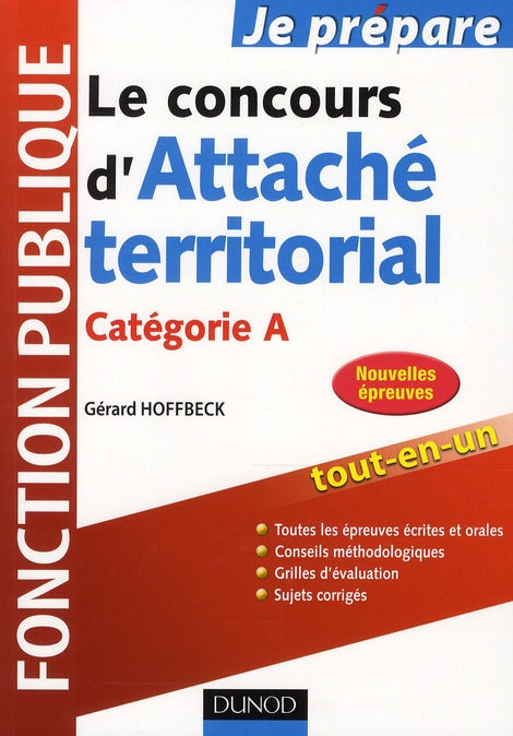 Je prépare : le concours d'attaché territorial (3e édition)