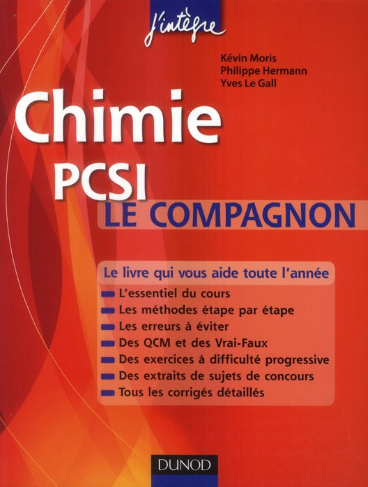 Chimie ; le compagnon PCSI