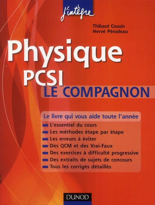 Physique ; le compagnon PCSI (2e édition)