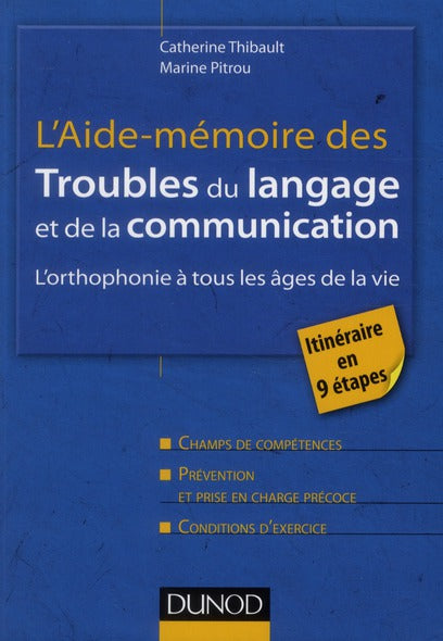 L'aide-mémoire des troubles du langage et de la communication ; l'orthophonie à tous les âges de la vie