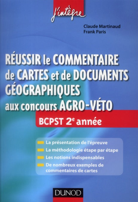 Réussir le commentaire de cartes et documents géographiques aux concours agro-véto