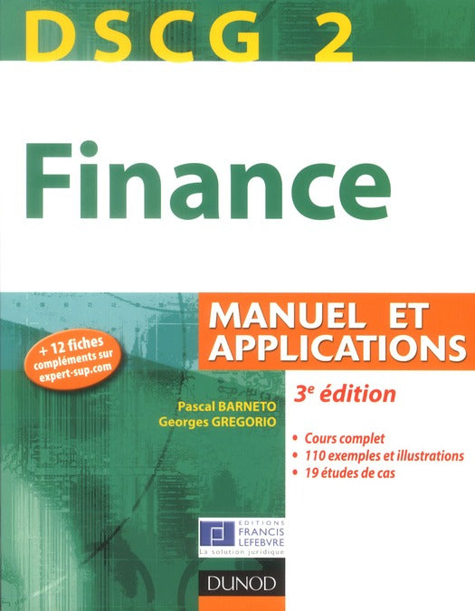 DSCG 2 ; finance ; manuel et applications (3e édition)