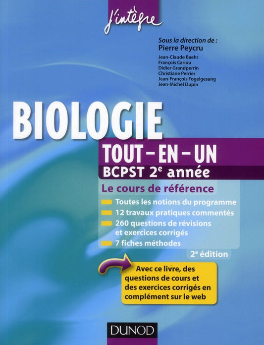 Biologie ; BCPST 2e année ; tout-en-un (2e édition)