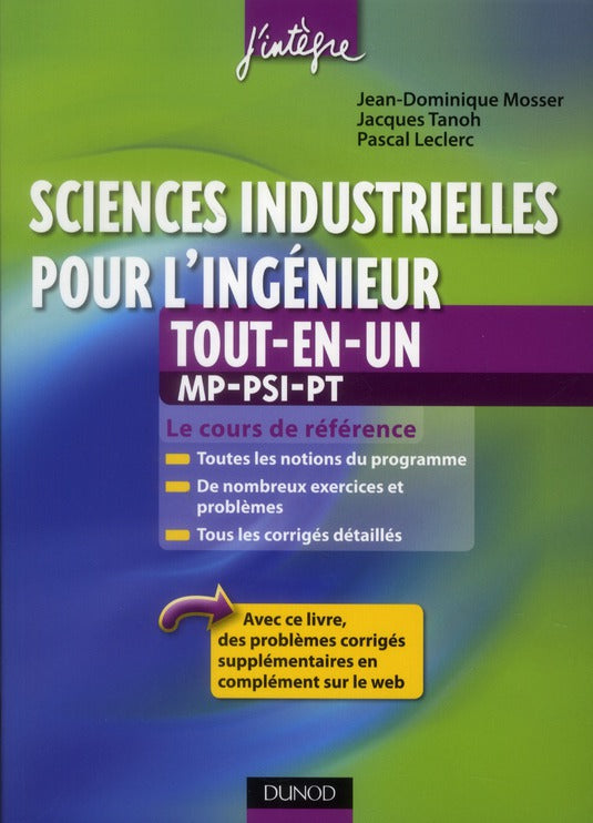 Sciences industrielles pour l'ingénieur ; MP, PSI, PT ; tout-en-un (2e édition)
