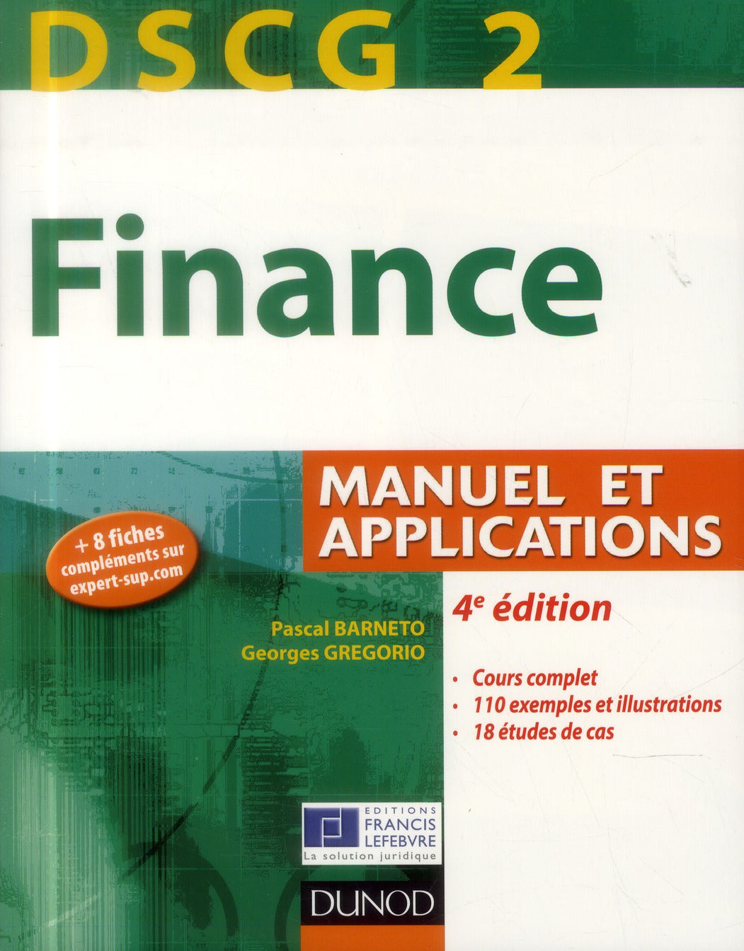 DSCG 2 ; finance ; manuel et applications (4e édition)