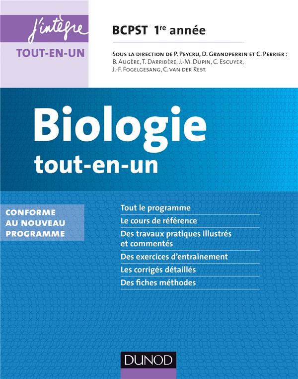 Biologie ; BCPST 1ère année ; tout-en-un (3e édition)