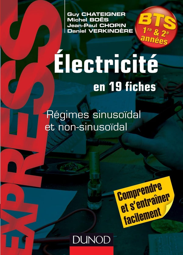 électricité en 19 fiches ; régimes sinusoïdal et non sinusoïdal