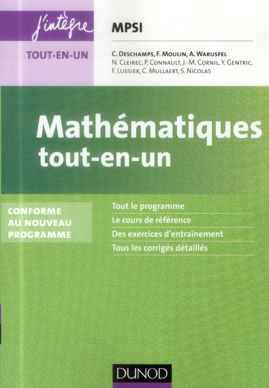Mathématiques ; MPSI ; tout-en-un (3e édition)