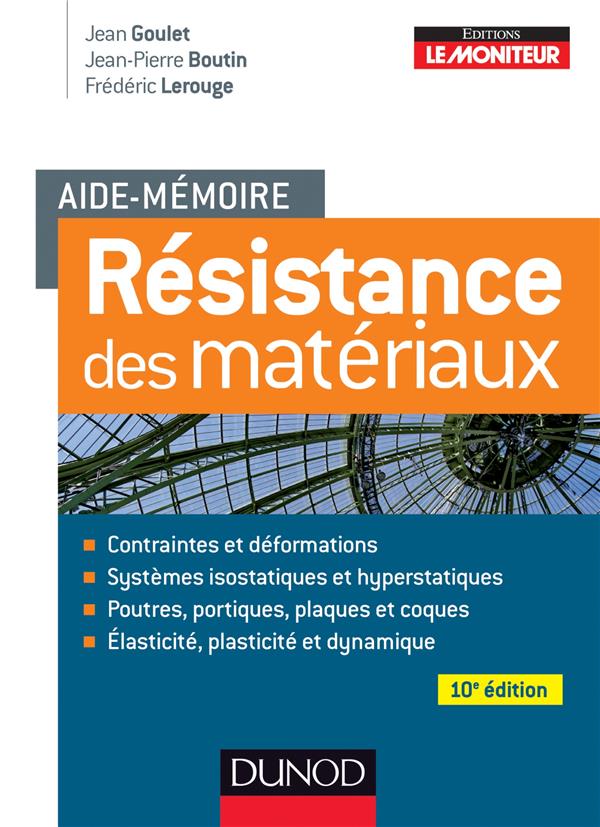 Aide-mémoire : de résistance des matériaux (10e édition)