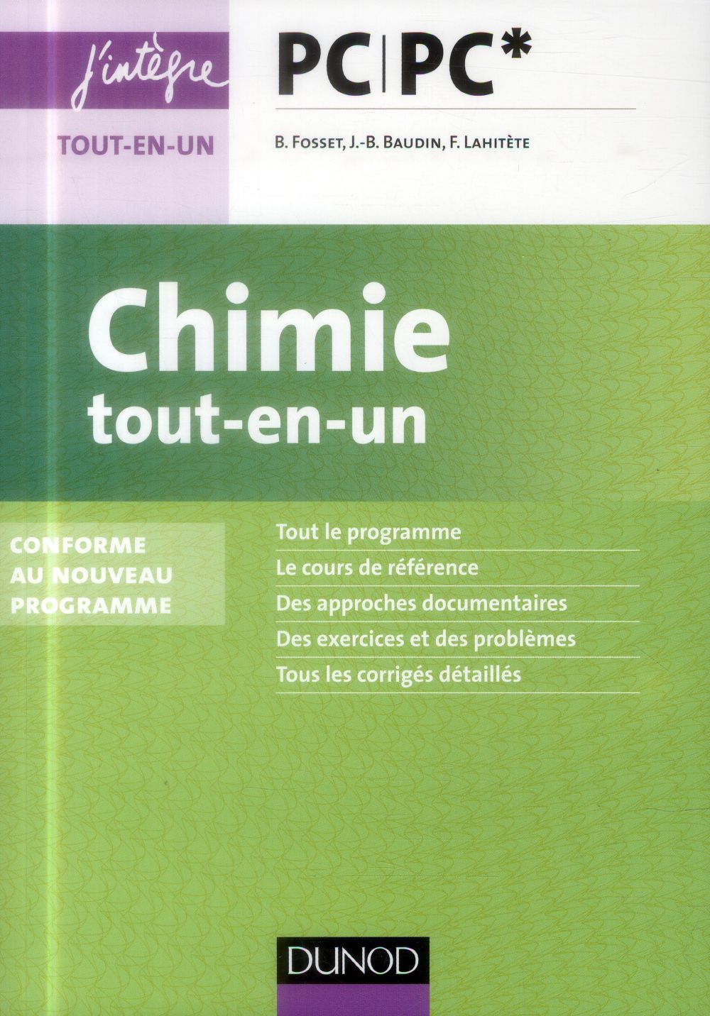 Chimie ; PC/PC* ; tout-en-un