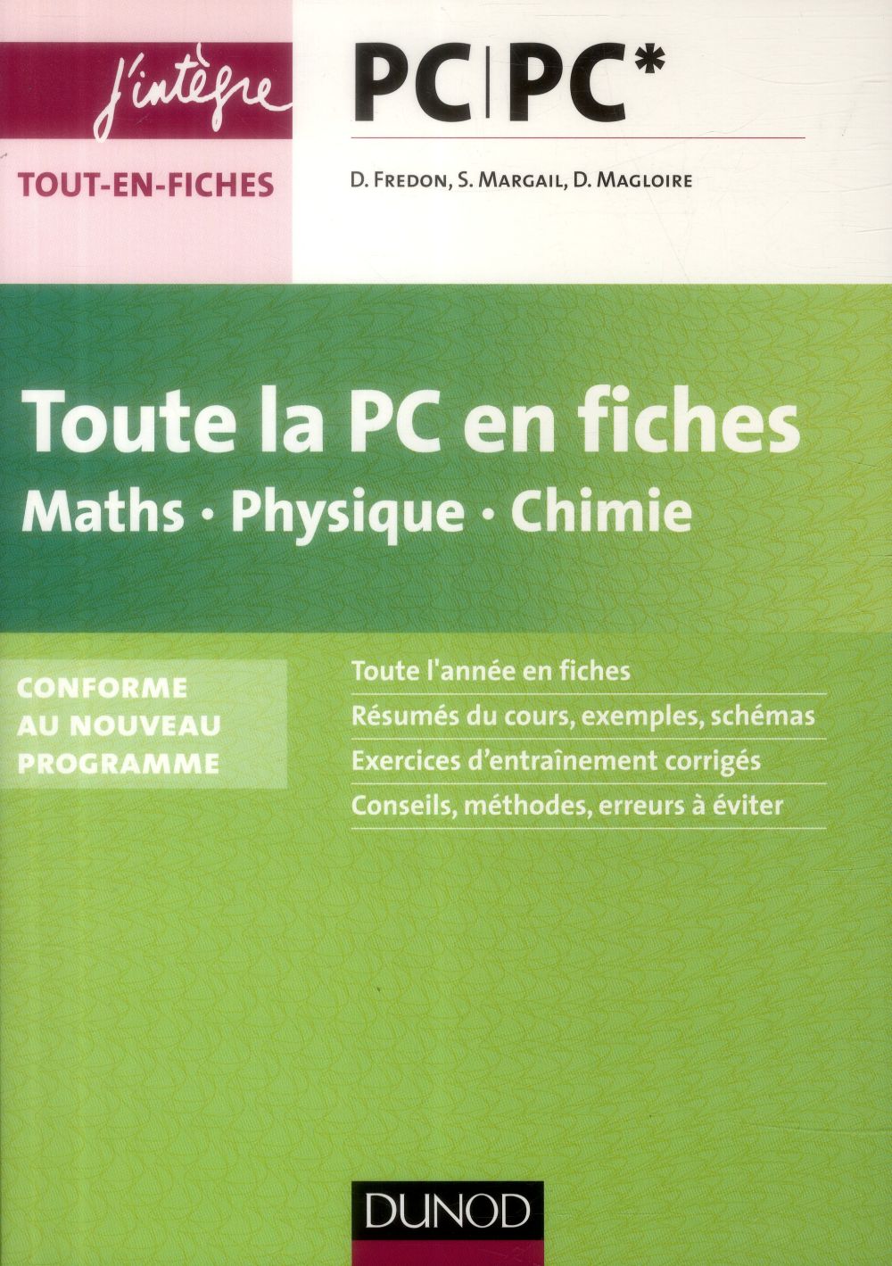 Maths, physique, chimie ; PC/PC* ; tout-en-un en fiches ; nouveau programme 2014