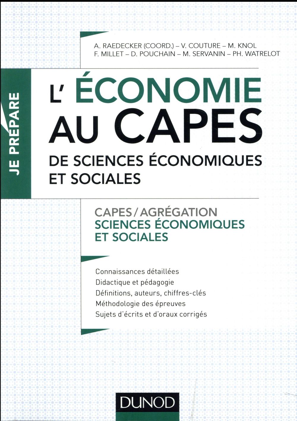 Je prépare : l'économie au CAPES de SES