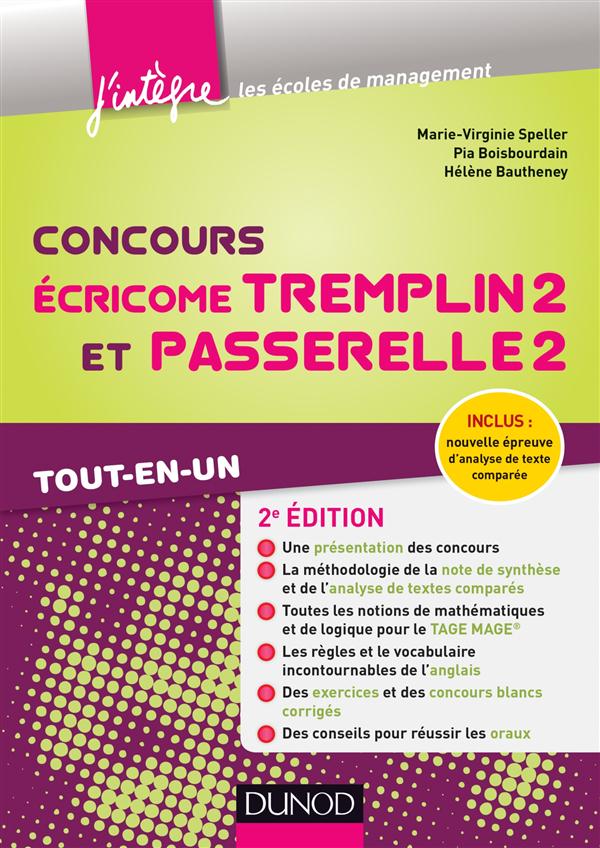 Concours écricome tremplin 2 et passerelle 2 (2e édition) ; tout-en-un