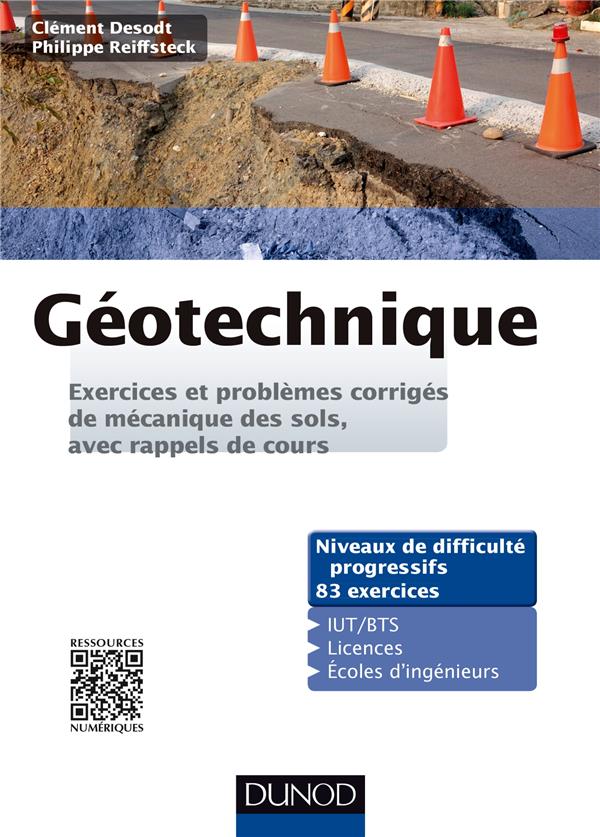 Exercices et problèmes de mécanique des sols