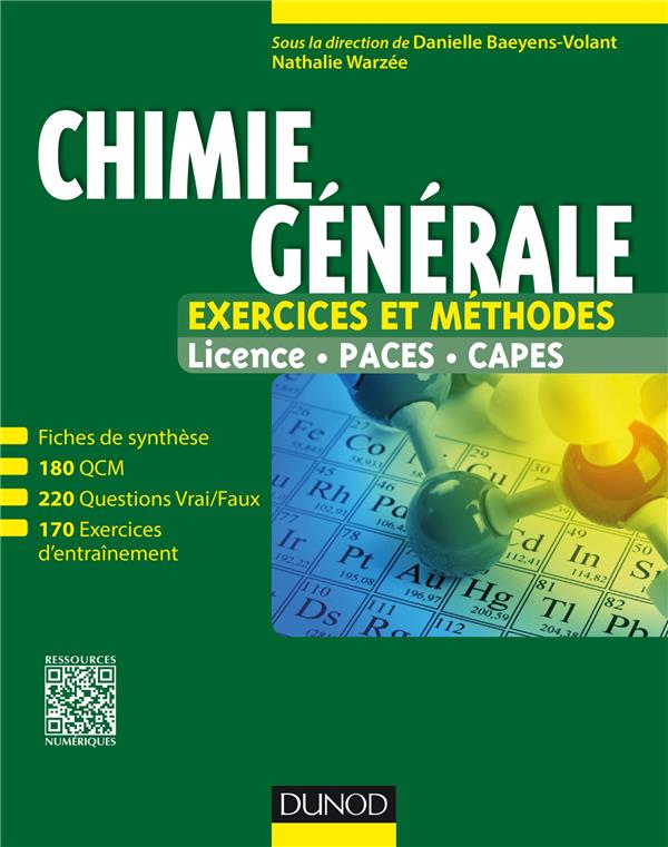 Chimie générale ; exercies et méthodes