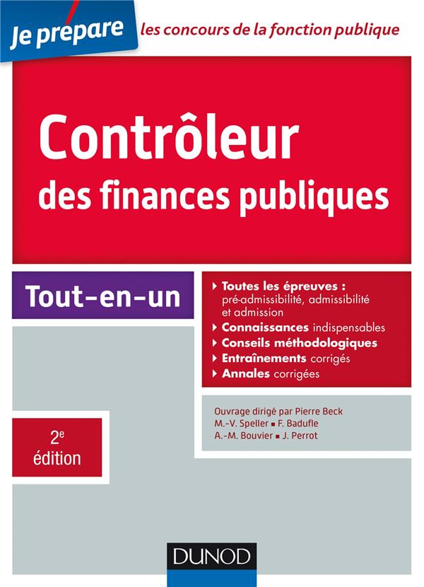 Je prépare : contrôleur des finances publiques