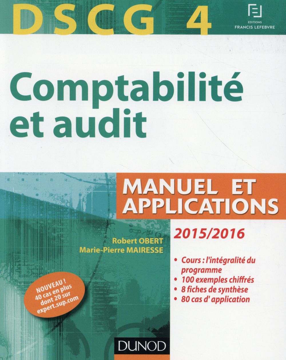DSCG 4 ; comptabilité et audit ; manuel et applications (6e édition)