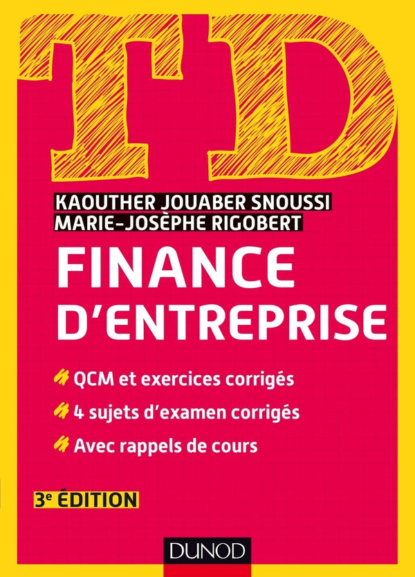 TD : td de finance d'entreprise (3e édition)