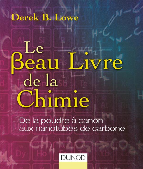 Le beau livre de la chimie ; de la poudre à canon aux nanotubes de carbone