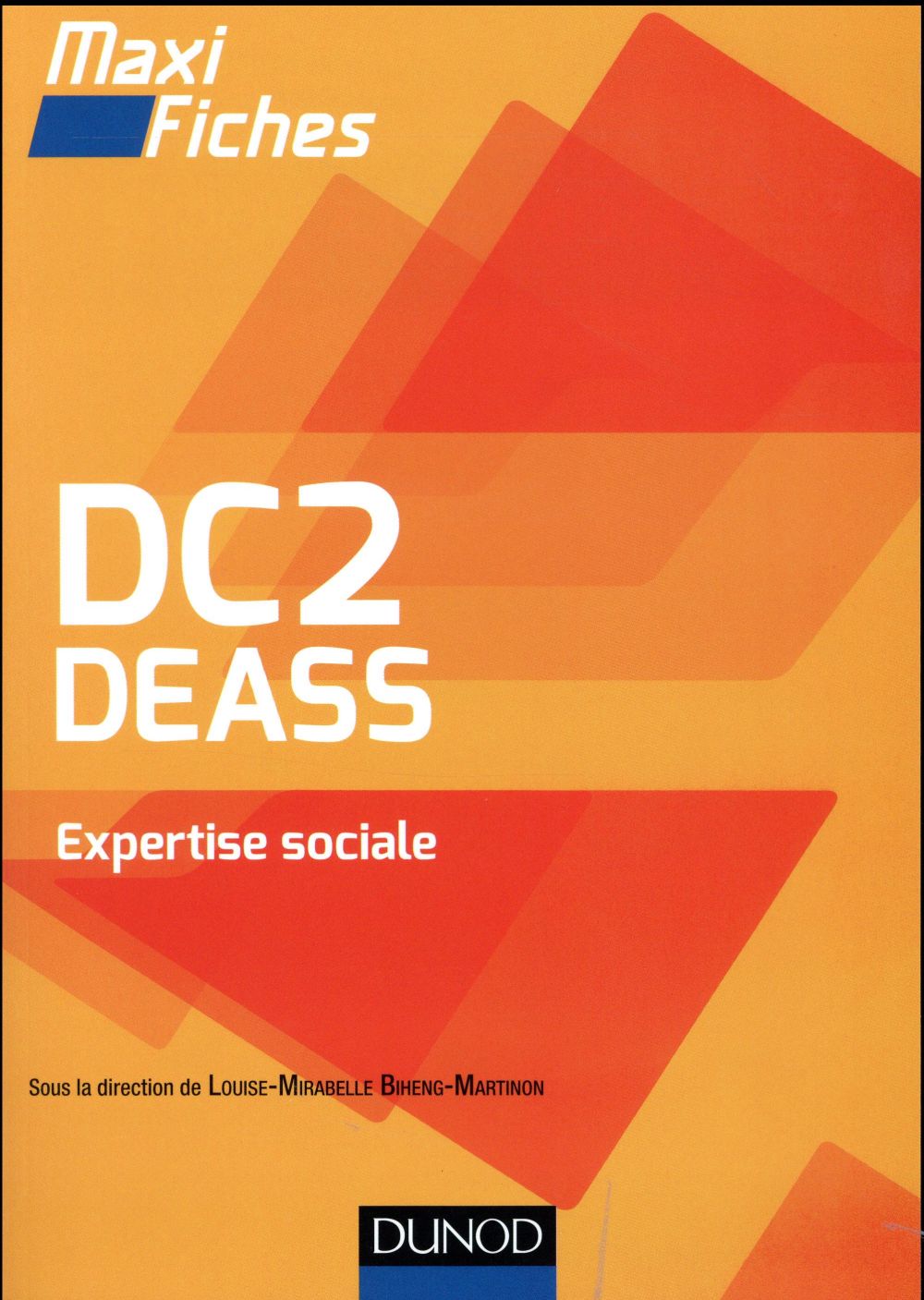 Maxi fiches : DC2 DEASS expertise sociale ; méthodologie et rédaction du mémoire