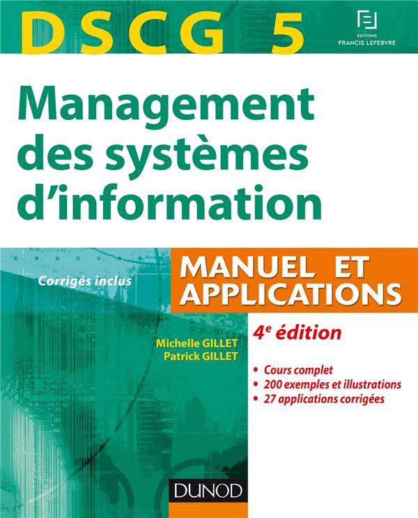 DSCG 5 ; management des systèmes d'information ; manuel et applications (4e édition)