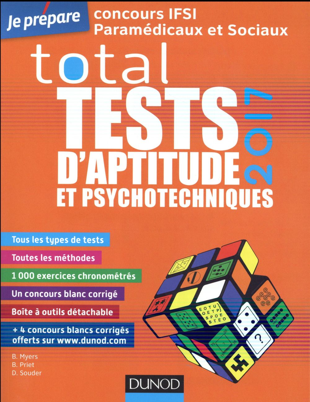 Je prépare : total tests d'aptitude et psychotechniques (édition 2017)