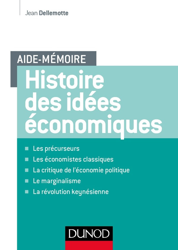 Aide-mémoire : histoire des idées économiques