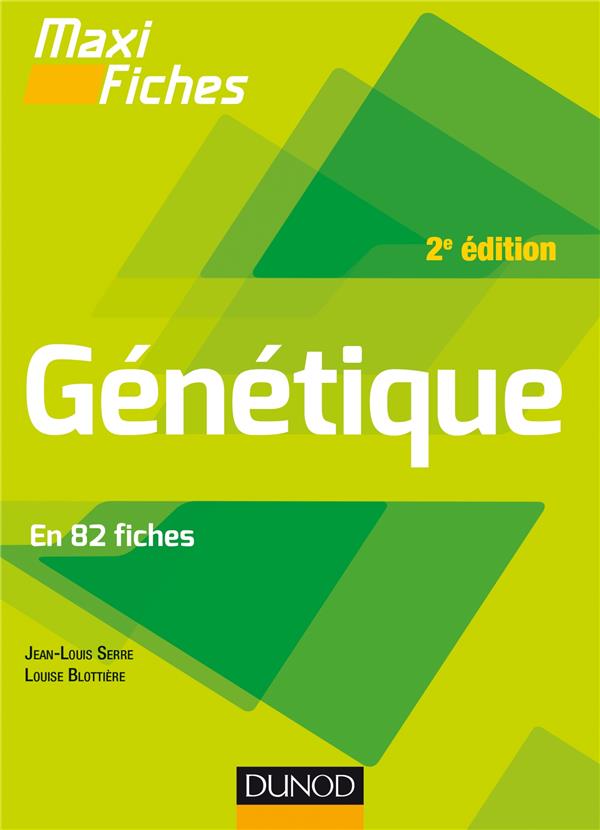 Maxi fiches : génétique ; en 82 fiches (2e édition)