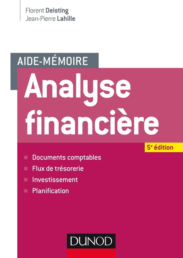 Aide-mémoire : analyse financière (5e édition)