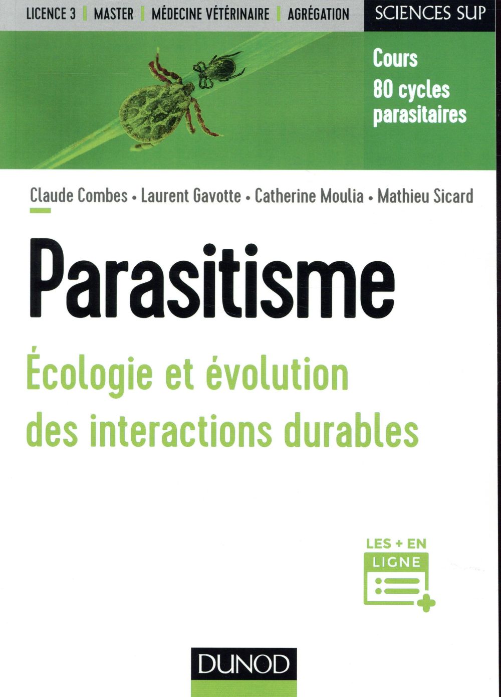écologie et parasitisme ; les interactions durables